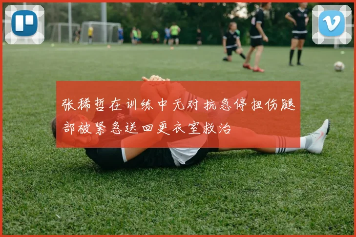 张稀哲在训练中无对抗急停扭伤腿部被紧急送回更衣室救治
